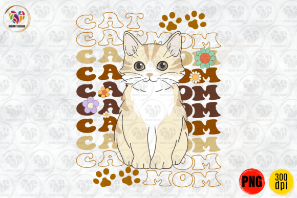 Cat Mom PNG: Graphics & Print Templates Review