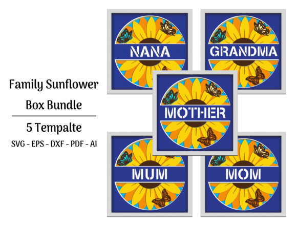 Nana to Mom Graphics: Templates for Branding